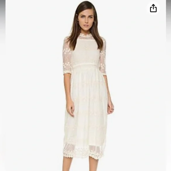 RAGA | Dresses | Raga Harper Lace Midi Dress Nwt | Poshmark